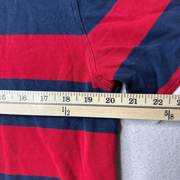 Lands End Mens Polo Tailored Fit Size L Rugby Golf Athletic Vintage - Picture 8 of 11